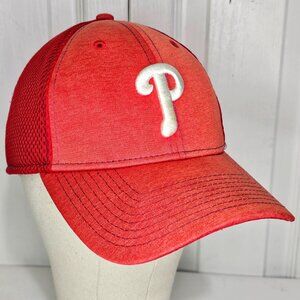 Philadelphia Phillies Red Team Neo New Era 39Thirty MLB Flex Cap Hat Baseball